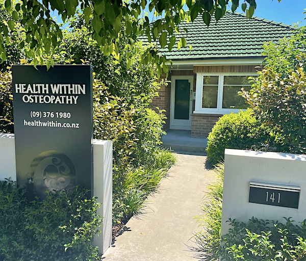 If you're looking for an osteopath near me, here's our clinic on Garnet Road